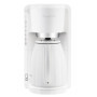 Rowenta CT380110 Cafetière Filtre Adagio Isotherme 8-12 Tasses Verseuse Anti-Goutte Maintien au Chaud 4 Heures Café Blanc