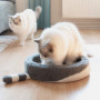 Navaris Griffoir pour Chats - Set 2X grattoir pour Chat en Carton ondulé 34 x 3,5 cm - Protection Ronde pour canapé Meuble Mur -