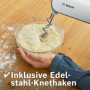 Bosch Electroménager - MFQ4075DE - Batteur à main Styline, 550 watts, Blanc/Gris