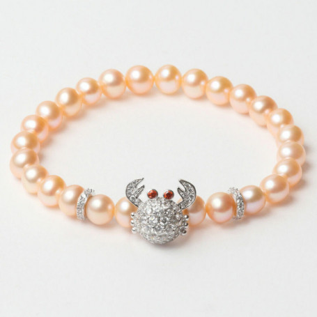 Bracelet Femme Lancaster JLA-BR-CRAB-1-PE Argenté Orange Argent 925 16 mm 30,99 €