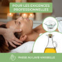 Carafe en verre pour chauffe-huile de massage MASSAGE-EXPERT, bouteille d’huile avec bouchon, fermeture hermétique en liège, lav