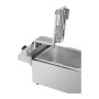 Royal Catering Friteuse Électrique De Restaurant Simple Avec Robinet Minuterie Professionnelle RCTF 10EB (10 L d'huile, Zone Fro
