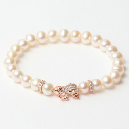 Bracelet Femme Lancaster JLA-BR-FROG-2-WH Blanc Argent 925 16 mm Rosé 30,99 €