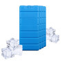 VonBueren Pain de Glace pour Sac Isotherme | Lot de 4 | jusqu'à 12 Heures de Temps de Refroidissement | 7.5 x 16.5 x 2 cm | Plas