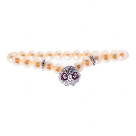 Bracelet Femme Lancaster JLA-BR-OWL-1-PE Argenté Orange Zircon Argent 925 16 mm 30,99 €