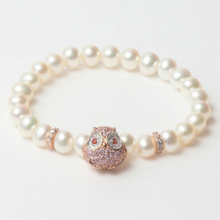 Bracelet Femme Lancaster JLA-BR-OWL-2-WH Blanc Argent 925 16 mm Rosé 30,99 €