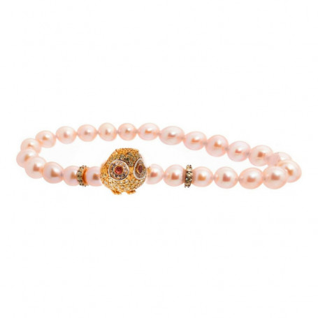 Bracelet Femme Lancaster JLA-BR-OWL-6-PE Doré Orange Zircon Argent 925 16 mm 30,99 €