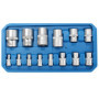 CCLIFE 14 pièces Coffret douilles torx femelle 1/4" 3/8" 1/2", Douille torx profilés E E4-E24