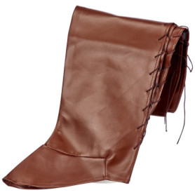 Boland 81993 - Bottes Walker, marron, Accessoire pour costume de pirate, pirate des mers, mousquetaire ou médiéval, Accessoire p