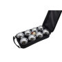 GICO Jeu de 8 Boules de pétanque en Sac de Transport Solide - 720 g - 3268