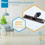 Brosse universelle pour parquet de 30-37 mm, 30 cm de large, convient pour Miele, Bosch, Siemens, Kärcher, AEG, Electrolux, Boma