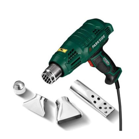PARKSIDE® PHLG 2000 E4 Décapeur thermique 2000 W, 2 niveaux, avec poignée ergonomique douce, Vert