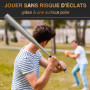 Heldenwerk Batte de Baseball en Bois ou Aluminium - 31 Pouce avec Poignée antidérapante - pour Adulte et Enfant