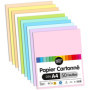 perfect ideaz 50 Feuilles Carton Photo DIN-A4, papel de Bricolage, 10 Coloris Pastel