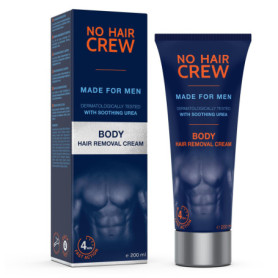 NO HAIR CREW Crème dépilatoire pour le corps. Pour hommes, 200 ml