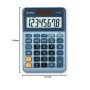 Casio MS88EM Calculatrice de Bureau Coût de Conversion de Devises à 8 Chiffres avant en Aluminium de marge de vente, Alimenté pa