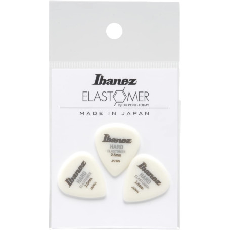 Ibanez BELJ1HD25 Lot de 3 piques en élastomère rigide