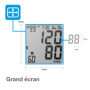 Citizen CHU517 Tensiomètre numérique à usage domestique avec brassard large (22-42 cm), grand écran LCD, indicateur d'hypertensi