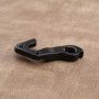 YINETTECH 2pcs VTT Vélo Arrière Engrenage Mech Dérailleur Crochet Cintre Noir Aluminium Tailhook Décrochage Cadre Adaptateur pou
