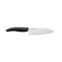 KYOCERA - FK140WHBKEU - Petit Santoku collection GEN noir, lame céramique 11,5 cm haut de gamme, ultra tranchante et résistante 