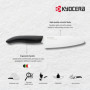Kyocera KB-RD BK 4KN FK EU Set de couteaux en céramique avec couteau universel, couteau Santoku et bloc rond pour 8 couteaux, la