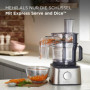 Kenwood Multipro Compact + FDM315SS Robot de cuisine compact, 2,1 l, balance intégrée, couteau en acier inoxydable, 4 disques de