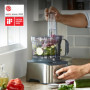 Kenwood Multipro Compact + FDM315SS Robot de cuisine compact, 2,1 l, balance intégrée, couteau en acier inoxydable, 4 disques de