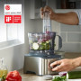 Kenwood Multipro Compact + FDM315SS Robot de cuisine compact, 2,1 l, balance intégrée, couteau en acier inoxydable, 4 disques de