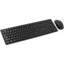 Kensington Pro Fit Ensemble Clavier et Souris sans Fil à Profil Bas pour Bureau à Domicile – Disposition Italienne, Noir, ambide