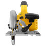 DEWALT - Scie circulaire sans fil XR 18V - avec dispositif de frein électronique - compatible rail de guidage - DCS572NT-XJ