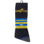 Goodyear Vêtements de travail homme GYSCK004 Chaussettes de travail robustes à talon rembourré et à bout contrasté, Noir, Taille
