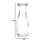 Olympia GM583 Lot de 6 carafes en verre 0,5 l 200 x 78 mm