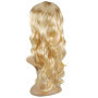 Perruque Bombshell Blonde - Cheveux ondulés de 50,8 cm de long pour soirée costumée - Déguisement cosplay - Perruque déguisée po