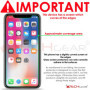 TECHGEAR Protection Ecran Anti Espion - Protecteur d'Écran Verre de Confidentialité en Verre Trempé Compatible pour iPhone 11, i