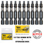 10 x SabreCut SCTX2050_10 50 mm T20 TX20 Jeu d'embouts de tournevis à percussion à une extrémité Torx Heavy Duty avec boîte de r