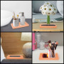 Belle Vous Plateau Bijoux Rose - 19,7 x 10 x 2 cm - Mini Plateau en Résine pour Salle de Bains, Cuisine et Coiffeuse - Porte-Par