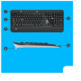 Logitech MK540 Combo Clavier et Souris, Clavier QWERTZ Suisse - Noir