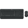 Logitech Ensemble clavier et souris sans fil MK545 ADVANCED, disposition QWERTY US International - Noir
