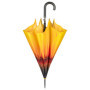 VON LILIENFELD Parapluie Canne Grand Robuste Ouverture Automatique Résistant au Vent Fleur Tournesol