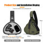 CADeN Sac bandoulière pour appareil photo DSLR/SLR Nikon Canon Sony Mirrorless Reflex