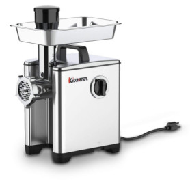 Kitchener Hachoir à Viande 230V Hache Viande électrique 108KG/Heure Hachoir Viande Professionnel Rapide et Propre Hachoir a Vian