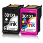 starink 301XL pour Cartouches HP 301 HP 301 XL Compatible avec DeskJet 2540 1010 1510 2050 2544 2510 1050A 1000 OfficeJet 2620 4