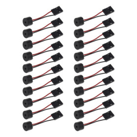 be in your mind 20x Code Bip Haut-Parleur Interne Buzzer 4 Broches Haut-Parleur Sondeur Carte Mère pour PC de Bureau Connecteur 