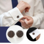The Lord of the Tools 1 Paire De Boutons De Manchette en Bois Naturel Boutons De Manchette Classiques pour Chemise Bijoux pour H