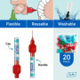 TEPE, Brossettes interdentaires ISO Taille 2 05 mm Rouge Lot de 20
