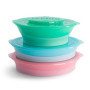 Twistshake Assiette Divisée – Vaisselle pour Bébé avec Couvercle Hermétique – Plateau de Sevrage Sans BPA – Accessoire d’Aliment
