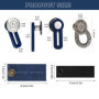 ZYNERY 21 Pièces Rallonge Bouton Pantalon, Extension de Bouton élastique en Caoutchouc, Extender Rallonges à Bouton en Métal Tis