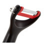 Lagostina Ingenio Smart Eplucheur Vertical, Plastique et Acier, Noir et Rouge