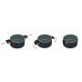 BALLARINI Set 3 casseroles, 3 Couvercles en Verre Inclus, Rondes, Revêtement Anti-Adhésif, Ø 16/20/24 cm, 1,6/3,25/5,6 L, Alumin