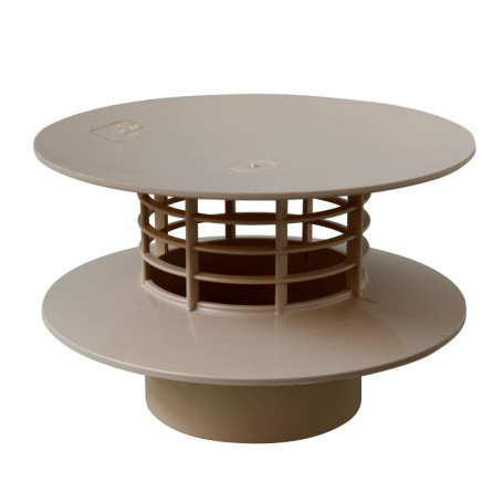 La Ventilazione ES100S-Y ES100S Extracteur Statique pour Colonne de Ventilation Sable Diamètre 100 mm